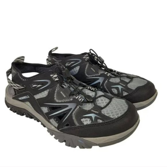 Merrell Shoes - Merrell Womans Size 10 Shoes J35496 Capra Rapid Sieve Water Shoes Black Gray